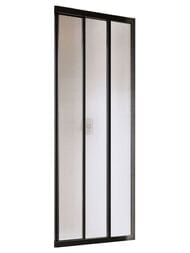Стенка душевого уголка RAVAK SUPERNOVA ASRV3-90 (870-890х1980) раздвижн.дверь, стекло, черный+Grape — миниатюра 1