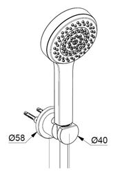 ������� �������� KLUDI sDIVE ����� 1 �����, �����, ��������� ���������, ���� 6885005-00