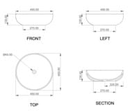 �������� ��������� GSG Easy EALAVRO45BI000/027 (450�450�135), �����/����� �������