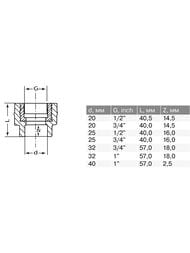 ,   , 251/2",   , PRO AQUA PA22012P