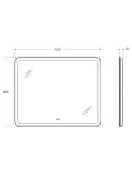 ������� Cezares MULTICOLORE (1000�800�30) CZR-SPC-MC-1000-800-RGB-TCH ������. ����.,�����. RGB