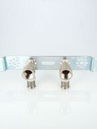 Пресс-водорозетка 2-ая на плоск. планке VALTEC 16х1/2"В VTm.224.N.001604