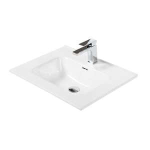 Умывальник мебельный BelBagno (710х465х170) керамика, белый BB700ETL