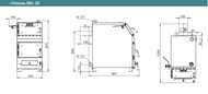 Котел твердотопливный Zota Тополь-ВК 32 комбинированный 32кВт, арт. TP 493112 2032