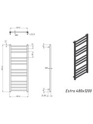 GROTA ESTRO  ""  480x1200 , ., /. . D-1/2"