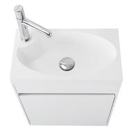 Тумба под раковину BelBagno PIETRA MINI (460х255х555) правая, Bianco Lucido MINI-460-1A-SO-BL-R