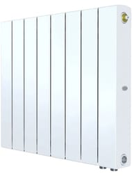Радиатор биметаллический RIFAR SUPReMO Ventil 500 VR (575х640х90) 8 секции, 1616Вт, белый, НП правое