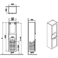 ����� ��������� Vitra Root Classic 420�360�1550 ������, � �������� ��� �����, �����-����� ���. 68529