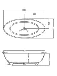 ���������� ����� Abber Kristall (1800�850) ���������������, ������ ������, ��������� AT9702Aquamarin