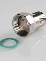 Полусгон VALTEC 3/4"В х 3/4"Н прямой с накидной гайкой, VTr.613.N.0505