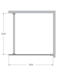 ������� ����������� CEZARES LIBERTA (1300�1950) LIBERTA-L-1-130-120-C-Cr ����. �������., ����. ���� LIBERTA-130-C-PACK+LIBERTA-120-SET-Cr