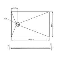 ������ ��� ������� Jacob Delafon TOLBIAC (1200�800) E6D345RU-NF