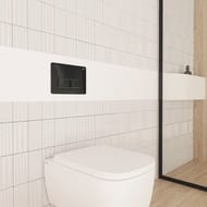 Клавиша смыва для инсталляции IDDIS Unifix 010 универсальная, матовый черный UNI10B0i77