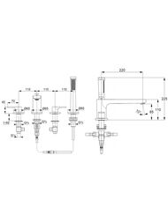 ��������� KLUDI ZENTA SL ��� ���� ����� �������������, 4 ���������, �����, ���� 484240565