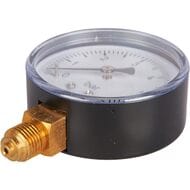 Манометр ROMMER, 0-6 бар, 1/4", D63мм, кл.2.5, боковое подключение (радиальное) RIM-0010-630608