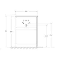    BelBagno KRAFT (1000460500) , Bianco Opaco KRAFT-600-2C-PIA-BO