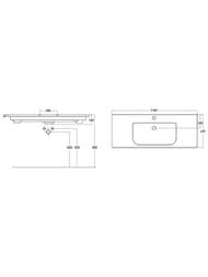 �������� ��������� ��� ����� Caprigo SOFT 120 (1183x455x160) �������� SF 120
