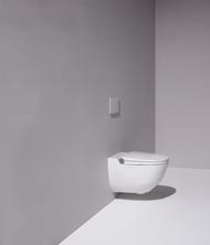 Унитаз-биде Laufen CLEANET RIVA 820691 (600х395х415) безободковый, подвесной, с пду, покрытие LCC