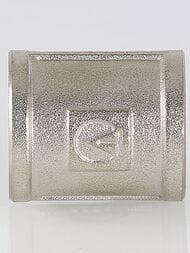 Муфта VALTEC  1/2" латунь никелированная VTr.270.N.0004