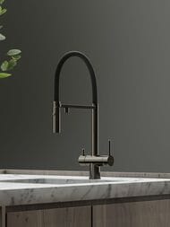 Смеситель SANCOS Imola SC4010GG для кухни,с каналом для фильтрованной воды, вороненая сталь