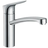 Смеситель Hansgrohe Logis 71839000 CoolStart для кухни однозахватный, поворотный излив