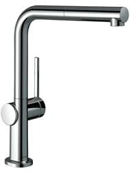 Смеситель Hansgrohe Talis M54 для кухни 270 с вытяжным изливом, 1jet хром 72808000 — миниатюра 1