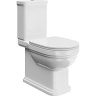 Унитаз-компакт KERAMA MARAZZI POMPEI (370х676х815), цвет белый глянцевый PO.wc.01 +PO.cis.01
