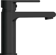 Смеситель для раковины Cersanit BRASKO BLACK 63107 донный клапан клик-клак, черный
