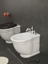 Унитаз напольный ArtCeram Hermitage 360х550х420 белый HEV0050100