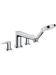 Смеситель Hansgrohe Talis E 71748000 на борт ванны, на 4 отверстия, двухзахватный, хром — миниатюра 1
