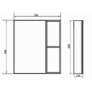 �������-���� COMFORTY ����-70 (700�800�145) ���������, ����� ������� 00-00006164