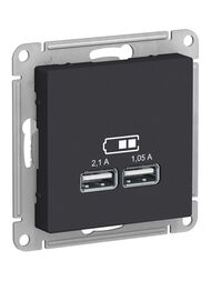 ������� Systeme Electric ATLASDESIGN USB 5� 1 ���� x 2,1� 2 ����� � 1,05� �������� ������ ATN001033