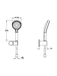 ������� ����� Vitra Core Square A45907EXP ������ ��� � ����������, ���� A45917EXP