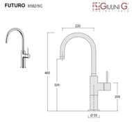 ��������� ��� �������� Giulini Futuro �������������, ������� ���������� �����, ������ ��� F6582/SCNO