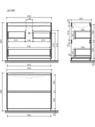 ����� ��� �������� SANCOS Libra Floor (990x450x840) ���������, ��� �����, ��� �������� LB100FEG