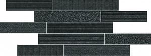 Декор ITALON Materia Brick Multiline Cold (296х796) матовый, под кирпич, черный, 610110000249 (шт.)