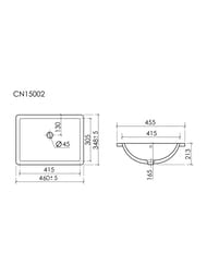 �������� ������������ ����� Ceramicanova Era CN15002 460�348�213 �������������, c ���. �����, �����