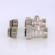 Узел для нижнего подключения радиатора VALTEC 3/4" (комплект) VT.345K.N.E04
