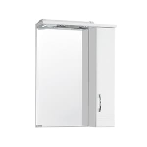 Зеркальный шкаф AQUATON Онда 1A009802ON01R 586x172x798 правый с подсветкой, белый глянец