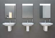 Полупьедестал DURAVIT DuraStyle для умывальников 55-65 см 0858300000