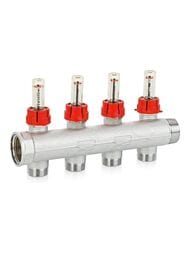 ��������� �������� FAR 1"�� �� 4 ������ 3/4" EU , � ������������, FK 3980 13404