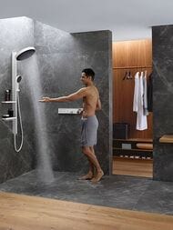 Душевая система Hansgrohe Rainfinity Showerpipe 360 1jet скрытый монтаж белый матовый 26842700 — изображение 4
