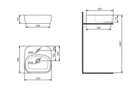 �������� Aquaton ���� 1WH501709 420�420�130 ���������, ��� ��������, ���.��� ���������, ����:�����