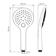 ����� ��� ���� WasserKRAFT A078 3 ������, ������� ������ �� �������, ABS-�������, ����: ������