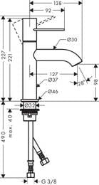  Axor Uno 38026000   ,  , 