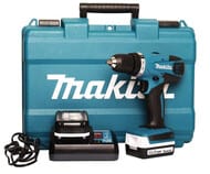 Дрель-шуруповерт MAKITA DF347DWE аккумуляторная, 0-400/1400об/мин, 14.4В, в кейсе, арт.DF347DWE