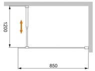 ������� ����������� CEZARES LIBERTA (850�1950) LIBERTA-L-1-85-120-C-Cr ������ ����������,����. ���� LIBERTA-85-C-PACK+LIBERTA-120-SET-Cr