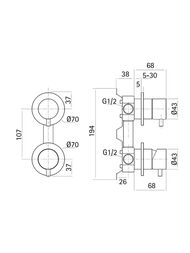 ��������� ��� �����/���� CISAL Xion ������������, �� 2 ������., � �����.������,����.����� XI000215D1