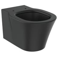 Унитаз подвесной Ideal Standard CONNECT AIR AQUABLADE 360х540х350 крытым креп , мат.черный E0054V3