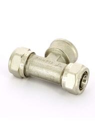Тройник Tiemme 16х1/2"Вх16 м/пластик обжим. 1600018(1609N160416)